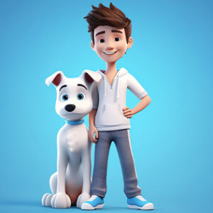 Criação de personagens 3D exclusivo para marcas